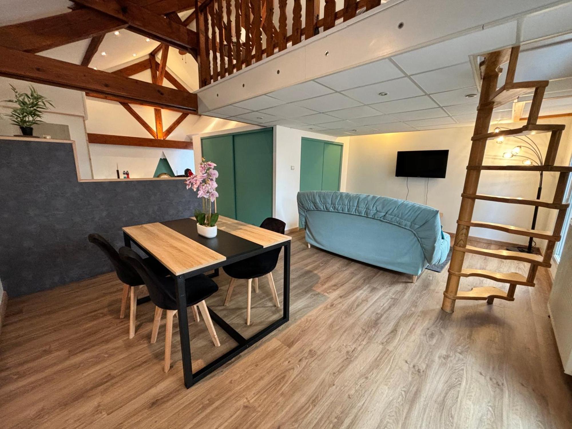 Mini-Loft, Terrasse 24M2, Internet Haut-Debit, Garage Prive Et Place De Parking Audincourt Extérieur photo